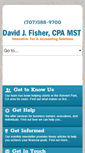 Mobile Screenshot of dfishercpa.com
